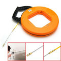 4mm 30M Fish Tape Fiberglass Wire Cable Running Rod Duct Rodder Fishtape Puller